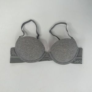 La Senza Remix Lightly Lined Balconnet Bra Size 32A Grey